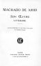 [Gutenberg 57360] • Machado de Assis, Son Oeuvre Littéraire